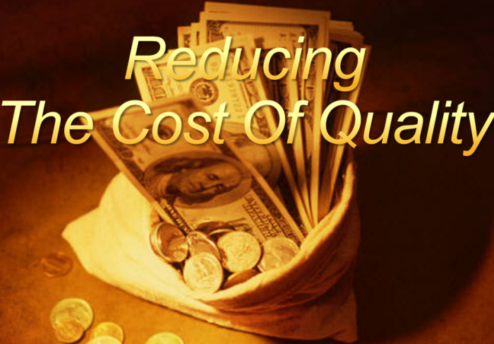 Cost of Quality PowerPoint