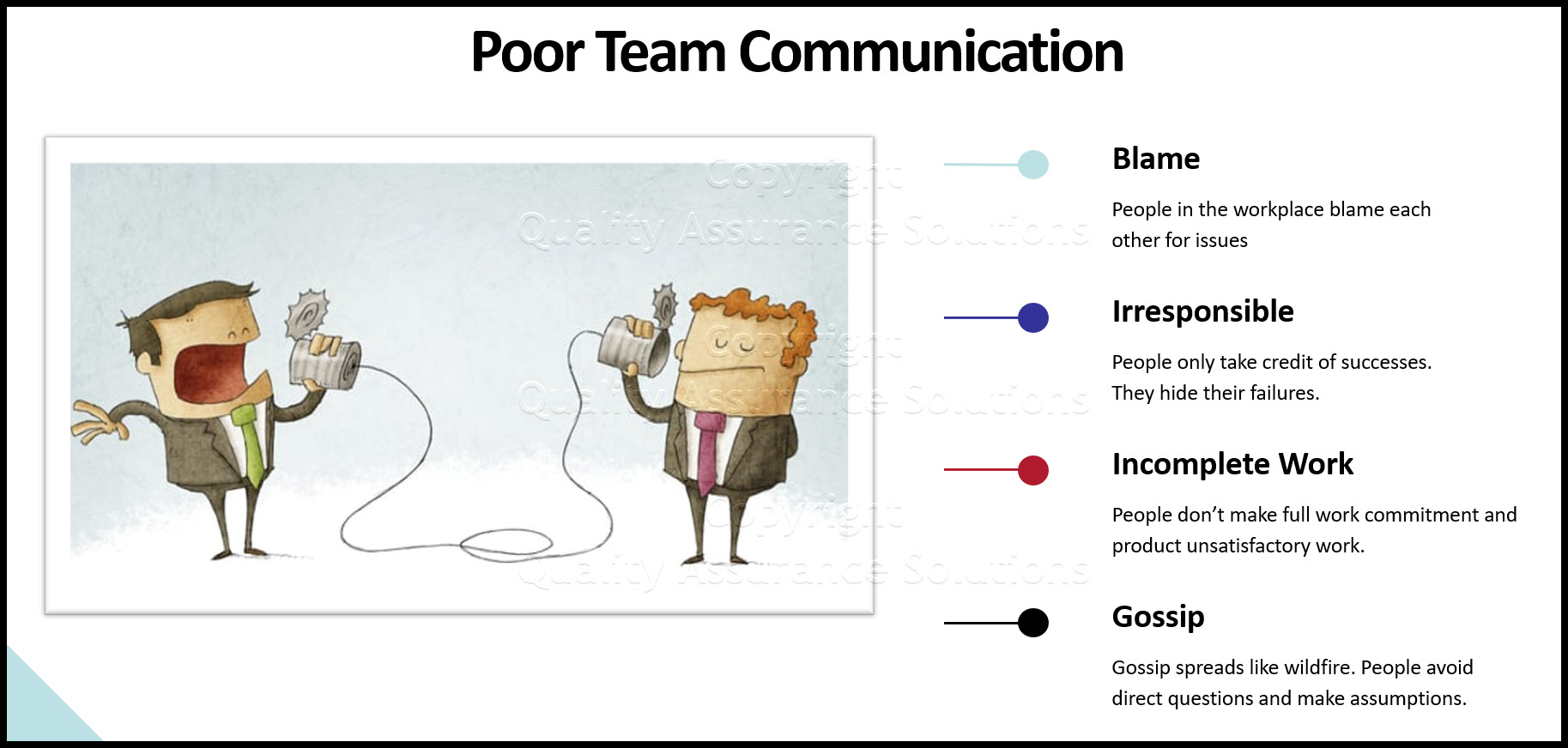 bad communication examples in the workplace
