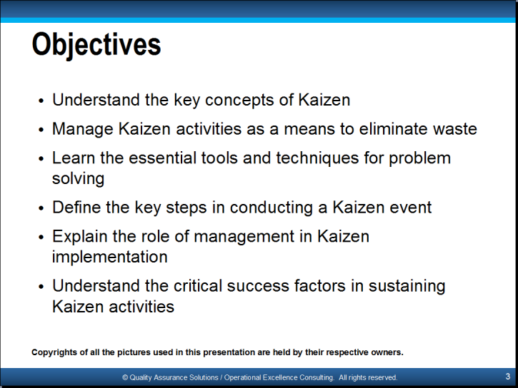 Kaizen Training PowerPoint